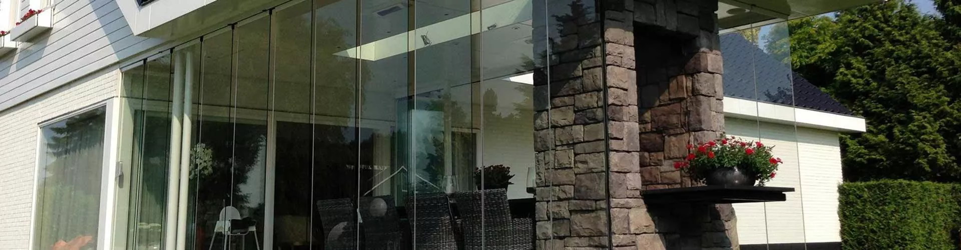 Helglasade uterum - utan ramar