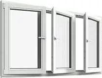 Inåtgående fönster