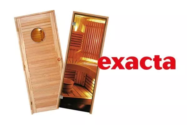 Bastudörrar och bastufönster från Exacta