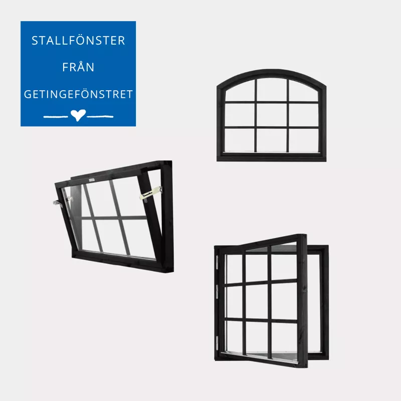 Stallfönster från Getingfönstret