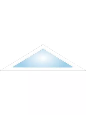 Trekantsdekorfönster - 407911210