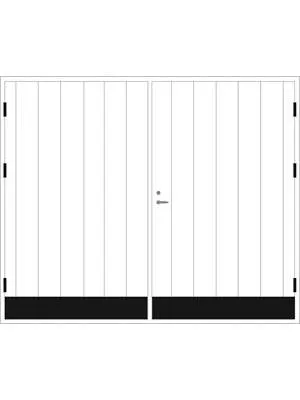 Slagport med aluplåtsinlägg - 407912540