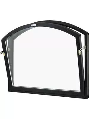 Inåtgående stallfönster med valvbåge - 502697988