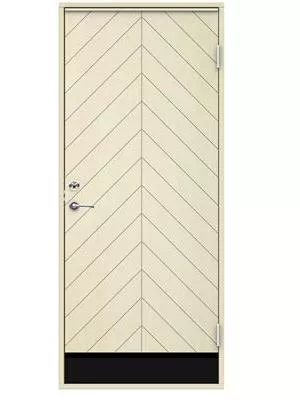 Trysil varmförrådsdörr med sparkplåt - 004698811