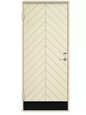 Trysil varmförrådsdörr med sparkplåt - 004698810