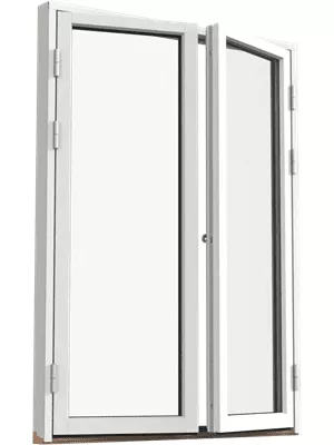 Fönsterdörr, helglasad (par) - 407655512