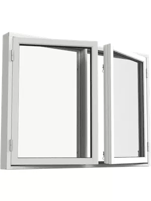 Sidohängt 2-luft fönster - 407651500