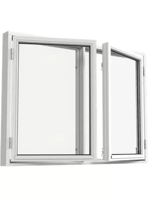 Sidohängt 2-luft fönster - 40776060