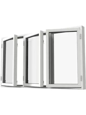 Sidohängt 3-luft fönster - 407654000