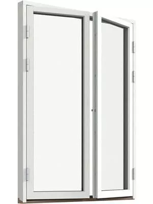 Fönsterdörr, helglasad (par) - B7371-122020H