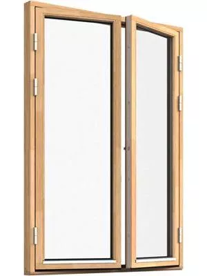 Fönsterdörr, helglasad (par) - 40713690H