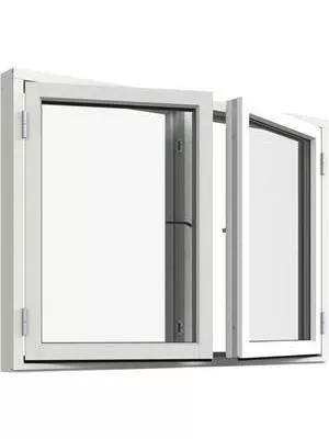 Sidohängt 2-luft fönster - 40756500