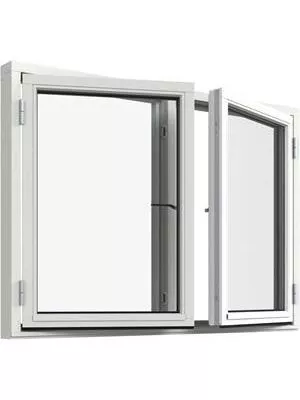 Sidohängt 2-luft fönster - 40758500