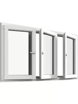 Inåtgående fönster 3-Luft - G2140-1506