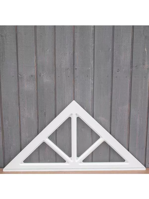 Trekantsdekorfönster med spröjs