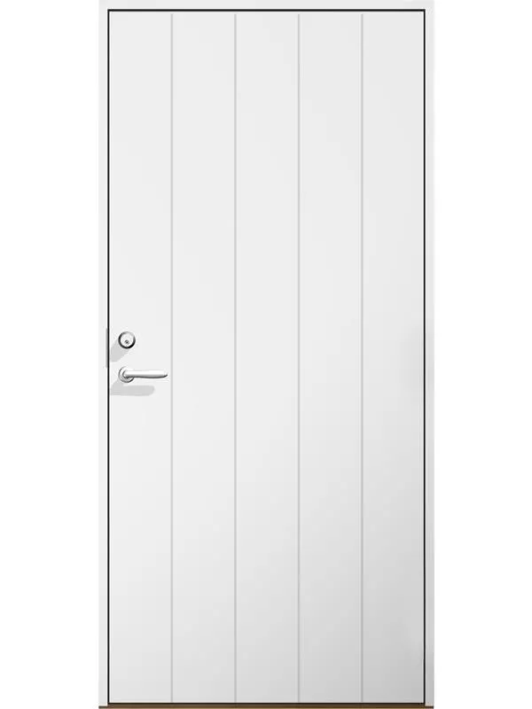 Klara inåtgående ytterdörr