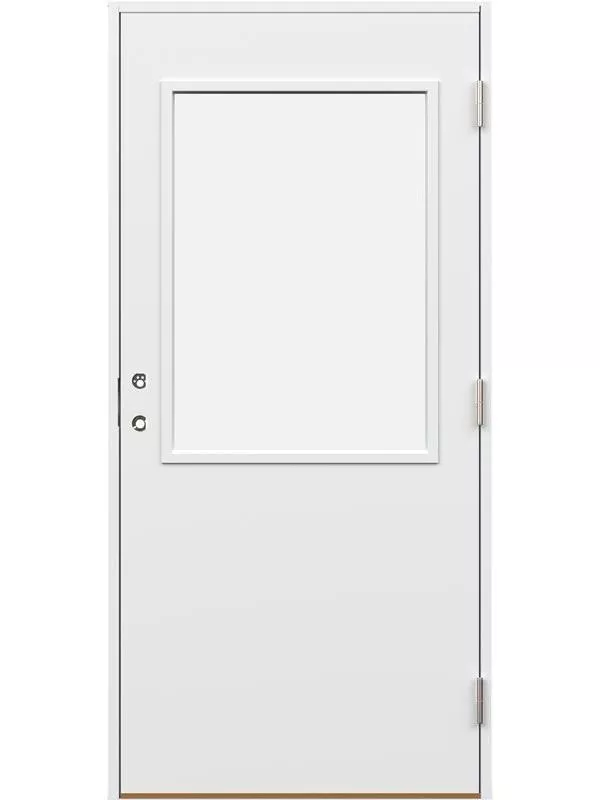 Innerdörr Ljudklassad 35dB glas 90 66 mm - Inkl. karmset 8x20 Höger