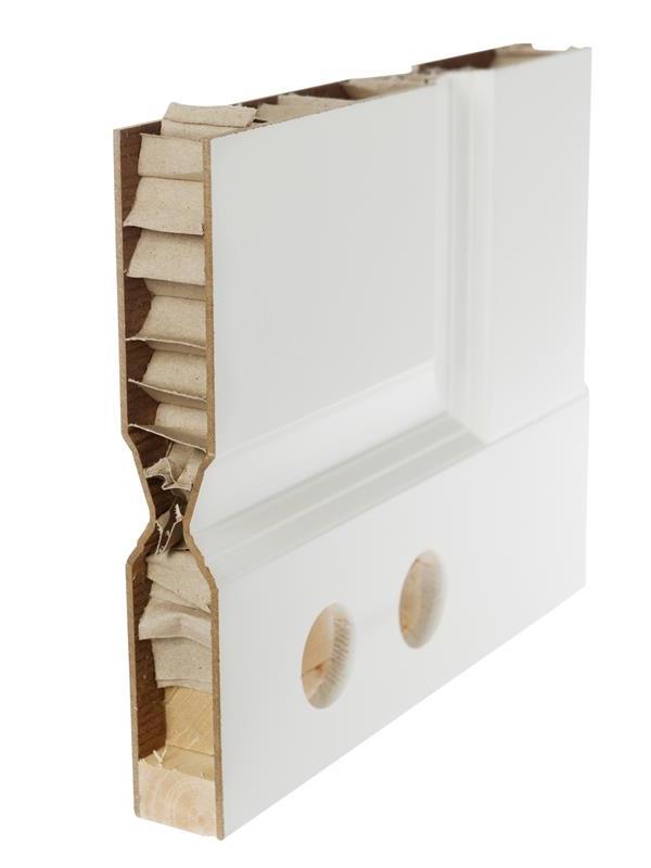 Parinnerdörr Slät glas 23