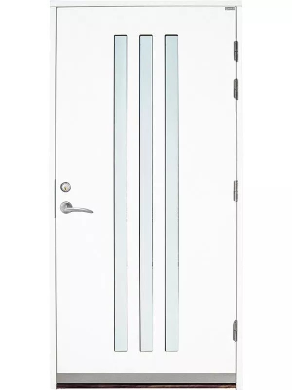 Vinga ytterdörr Vitmålad