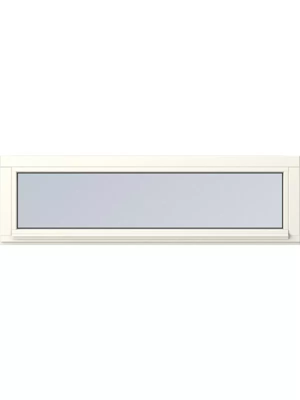 Bor överljus 460 Klarglas Vitmålad 10x2
