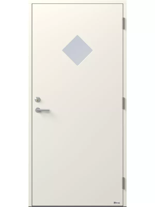 Gemma 837G ytterdörr Vitmålad
