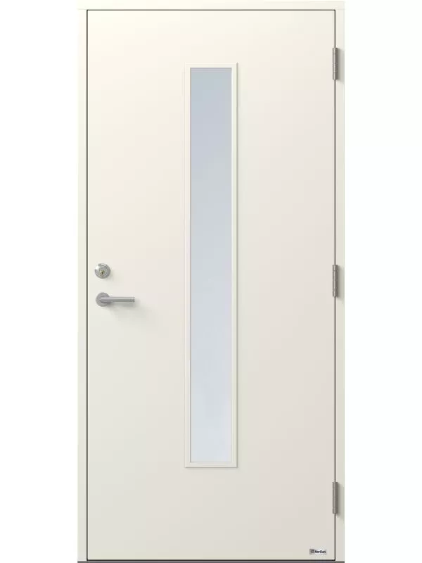 Linjalen 838G ytterdörr Vitmålad 10x21