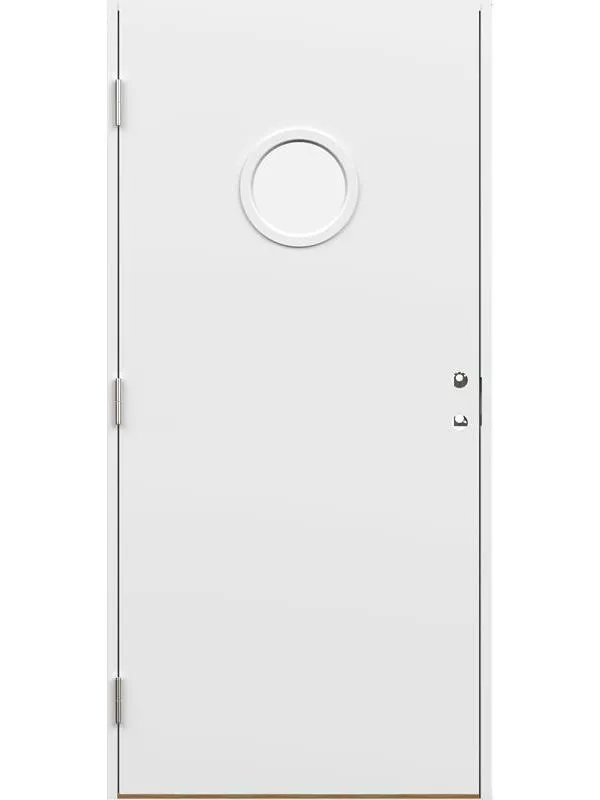 Innerdörr Oklassad runt glas