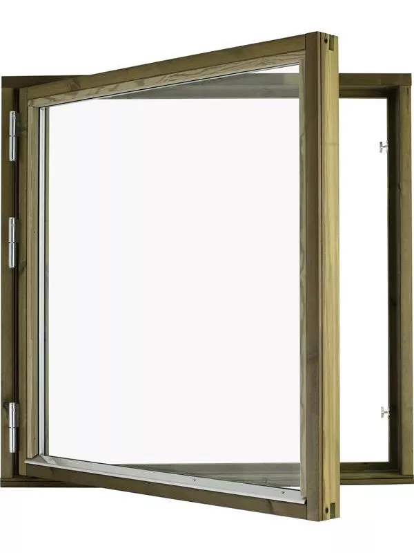 Sidohängt stallfönster