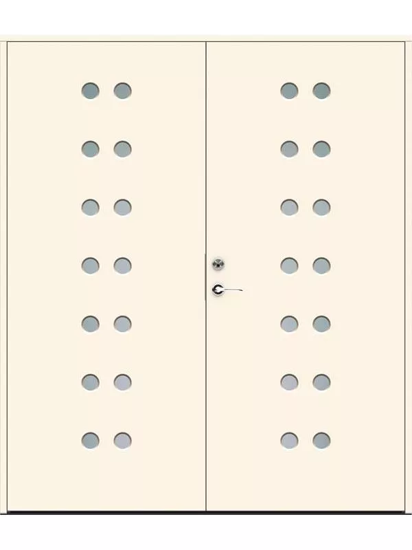 Domino parytterdörr Vitmålad
