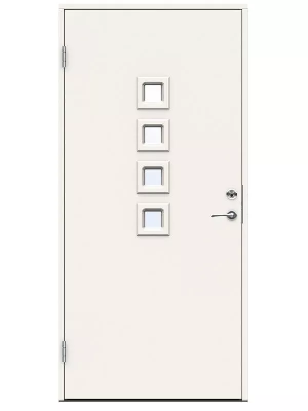 Michigan ytterdörr Vitmålad