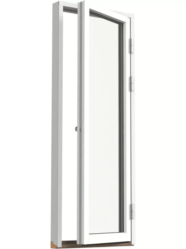 Fönsterdörr, helglasad