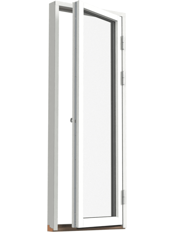 Fönsterdörr, helglasad