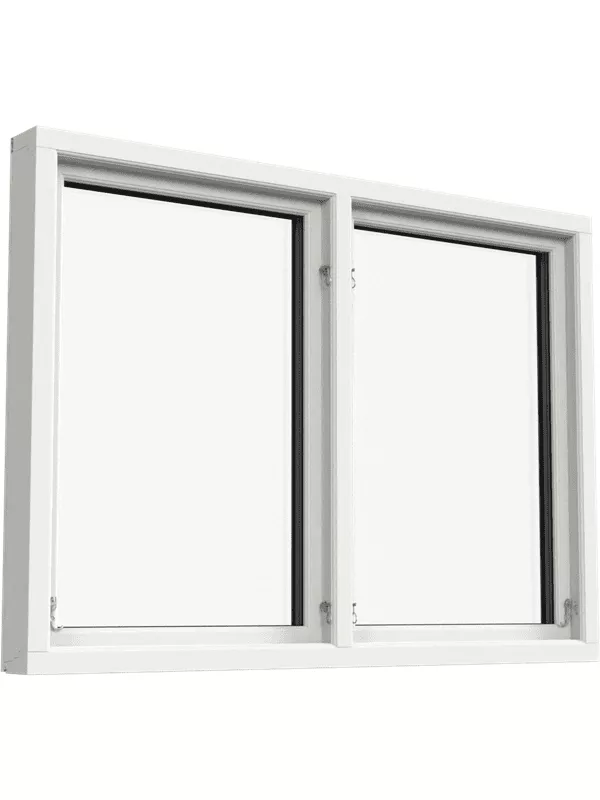 Sidohängt 2-luft fönster