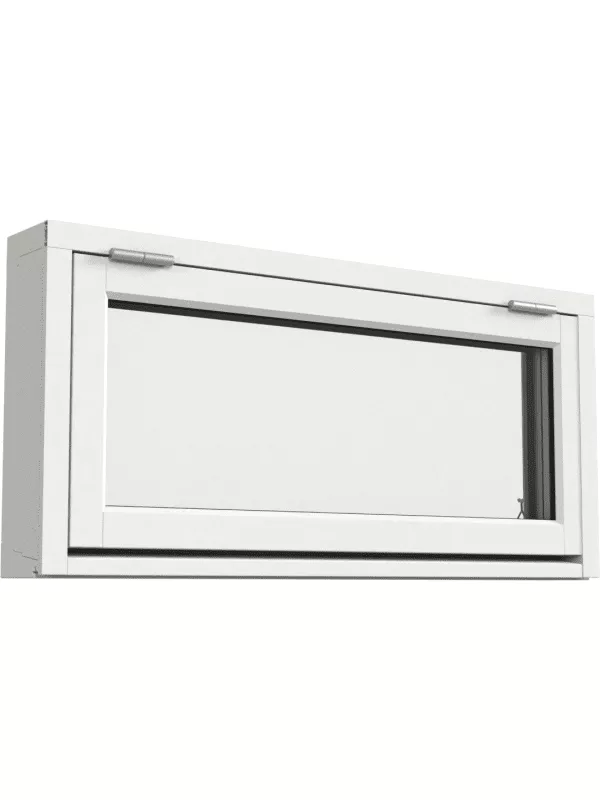 Överhängt fönster