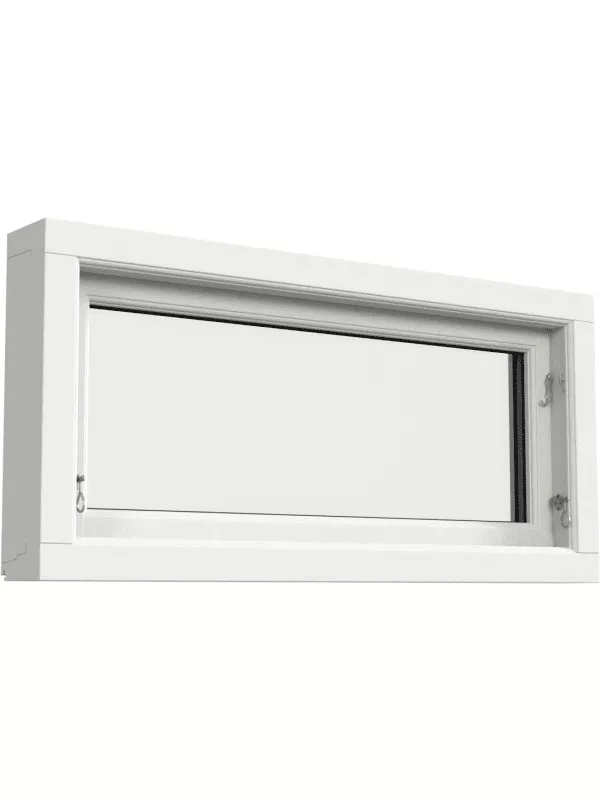 Överhängt fönster