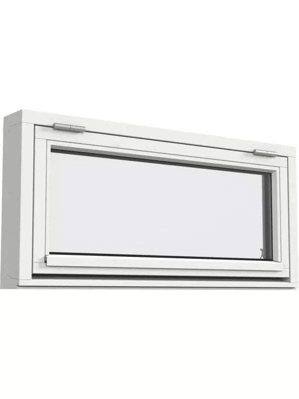 Överhängt fönster