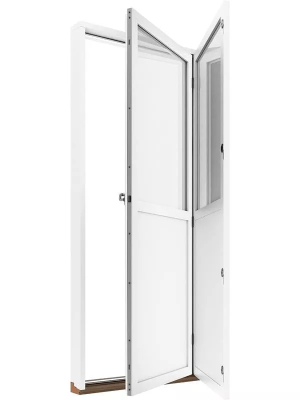 Kopplad fönsterdörr 2+1