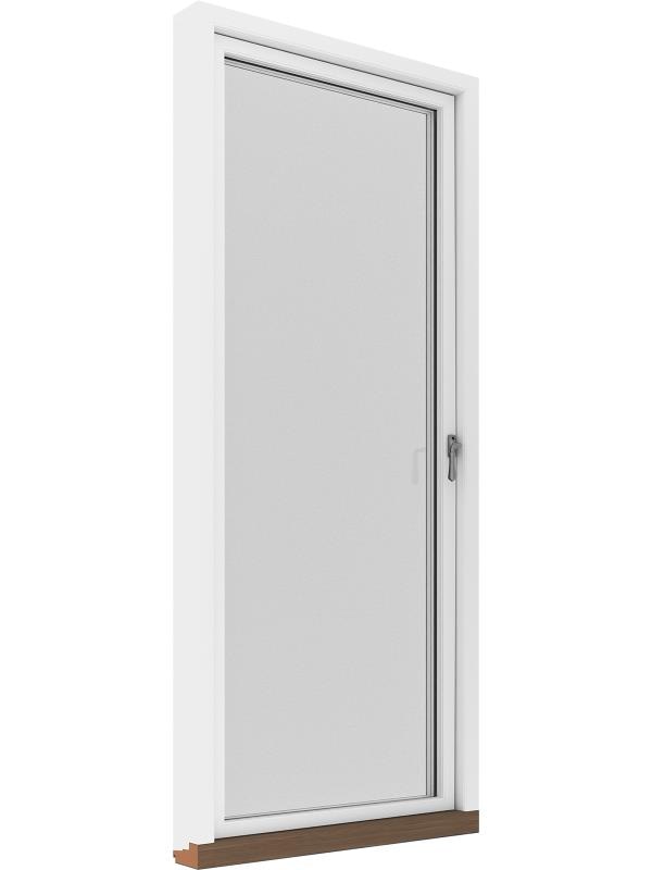 Kopplad fönsterdörr, helglasad 2+1