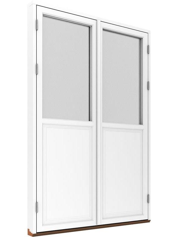 Kopplad fönsterdörr (par) 2+1