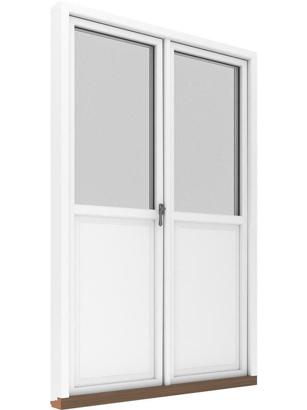 Kopplad fönsterdörr (par) 2+1