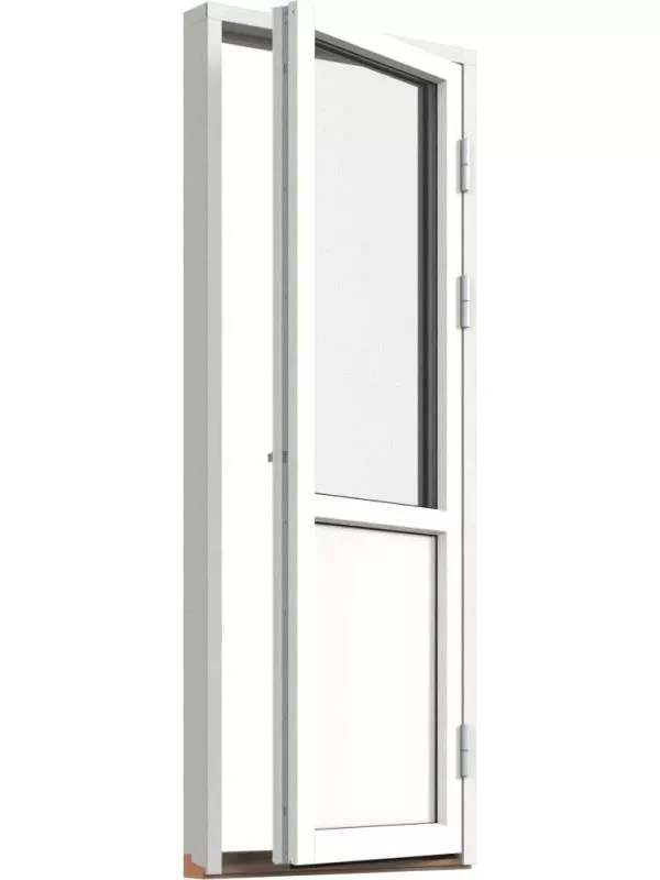 Fönsterdörr lagervara Aluminiumbeklädd 8x20 Vänster