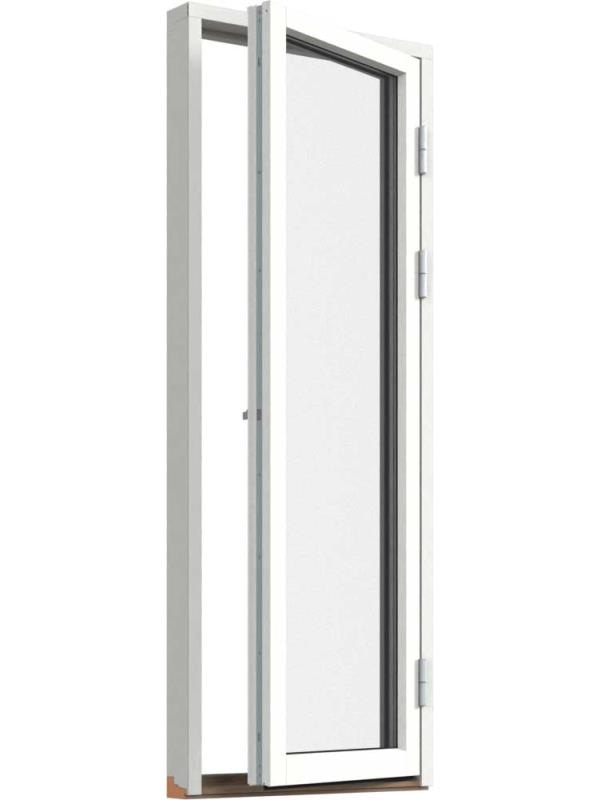 Fönsterdörr, helglasad