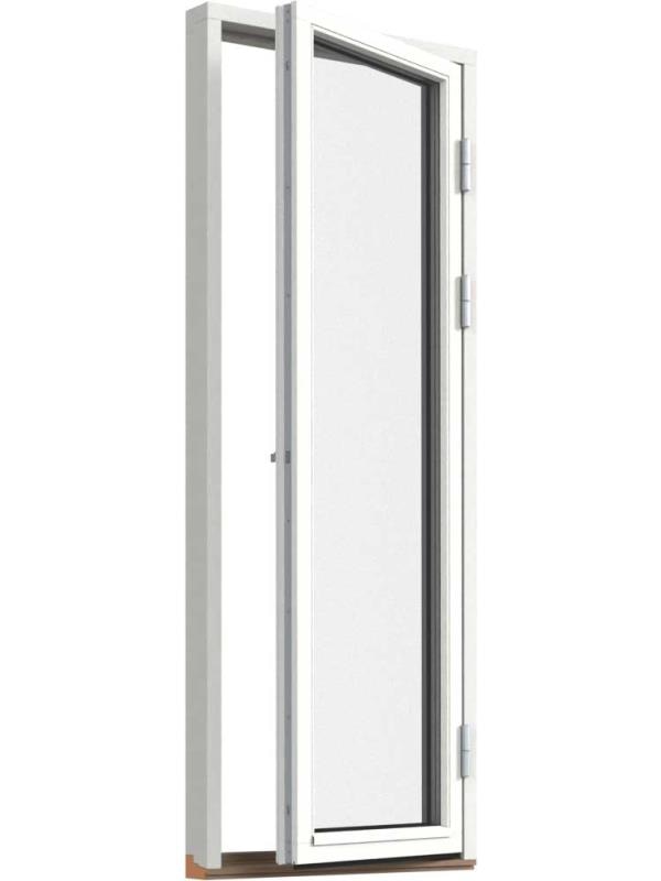 Fönsterdörr, helglasad