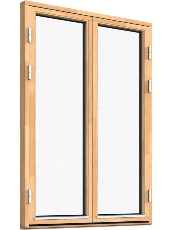 Fönsterdörr, helglasad (par)