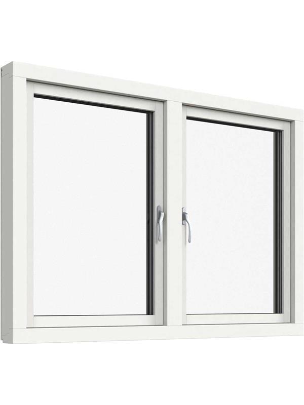 Sidohängt 2-luft fönster