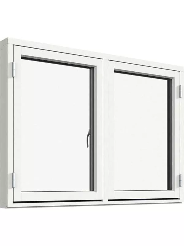 Sidohängt 2-luft fönster