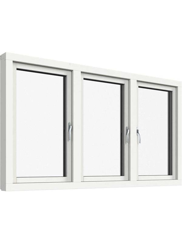 Sidohängt 3-luft fönster