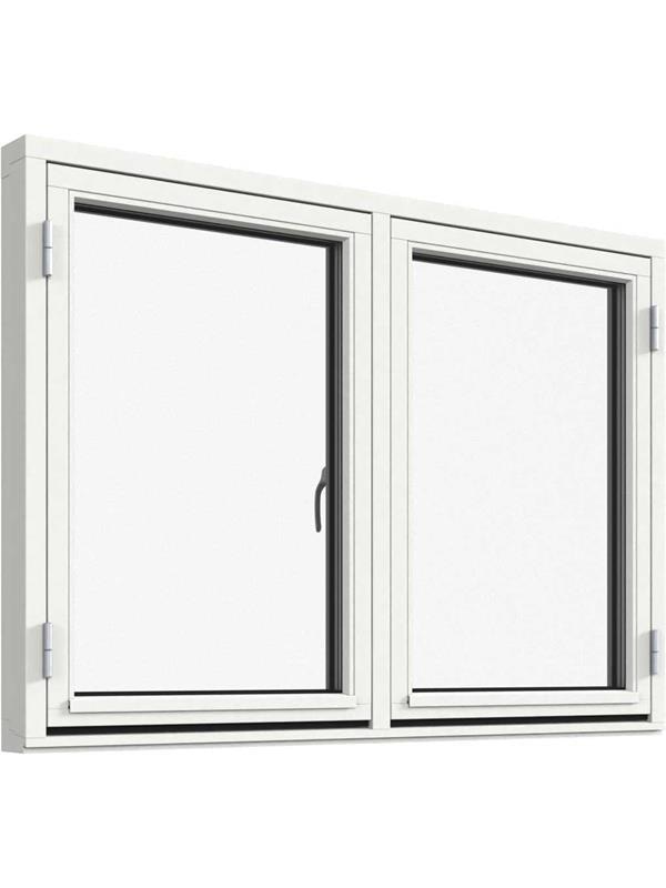 Sidohängt 2-luft fönster