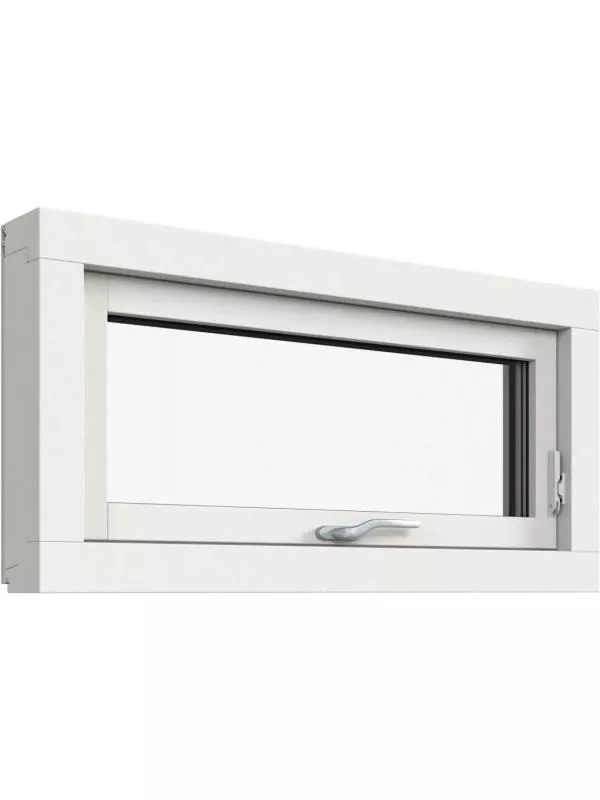 Överhängt fönster