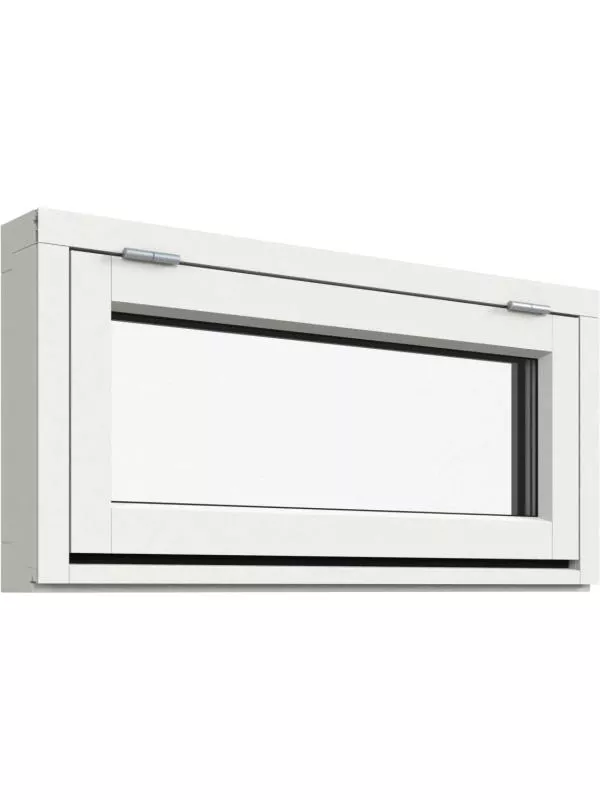 Överhängt fönster